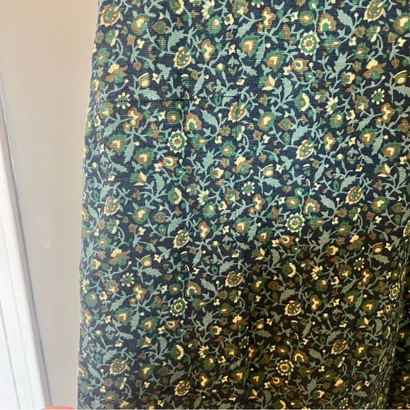 Toad & Co Ditsy Floral Green Dress Windermere II S EUC w pockets summer beachy - Picture 3 of 4